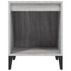 vidaXL Bedside Cabinet Grey Sonoma 40x35x50 cm