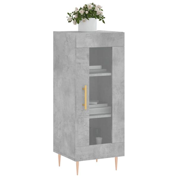 vidaXL Sideboard Concrete Grey 34.5x34x90 cm Engineered Wood