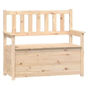 vidaXL Bench 112,5x51,5x96,5 cm Solid Wood Pine