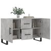 vidaXL Sideboard Concrete Grey 100x36x60 cm Engineered Wood