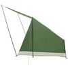 vidaXL Camping Tent with Roof Green 223 x 163 x 130 cm Taffeta
