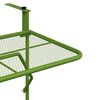 vidaXL Balcony Table Green 60x40 cm Steel
