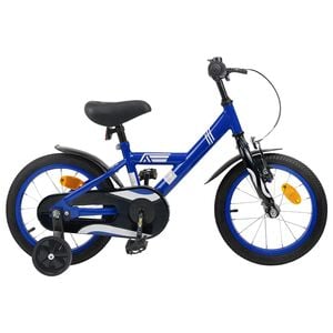 vidaXL Kids Bike 12 Inches for 2-4 Years Old Dark Blue