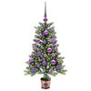 vidaXL Christmas Tree with 150 LEDs with Stand Green 90 cm PE