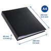 rillstab Display Book A4 80 Pockets Black