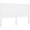 vidaXL Bed Headboard White 156x4x100 cm Solid Wood Pine