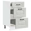 vidaXL Kitchen Base Cabinet Kalmar Concrete Grey Engineered Wood