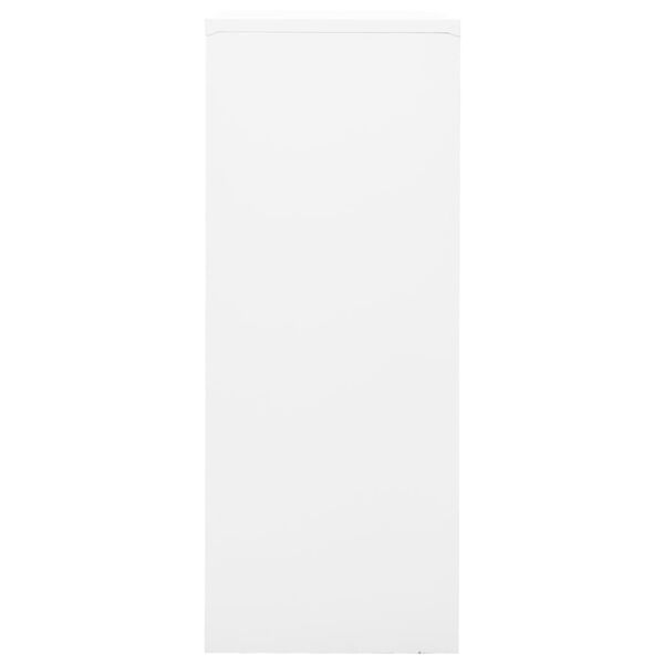vidaXL Office Cabinet White 90x40x102 cm Steel