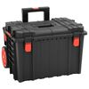 vidaXL Portable Flight Case Black 56.5x45.5x48 cm PP