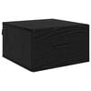 vidaXL Bedside Cabinet Black oak 35 x 35 x 20 cm Engineered Wood