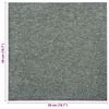 vidaXL Carpet 20 pcs Green 50 x 50 cm 100% Polypropylene