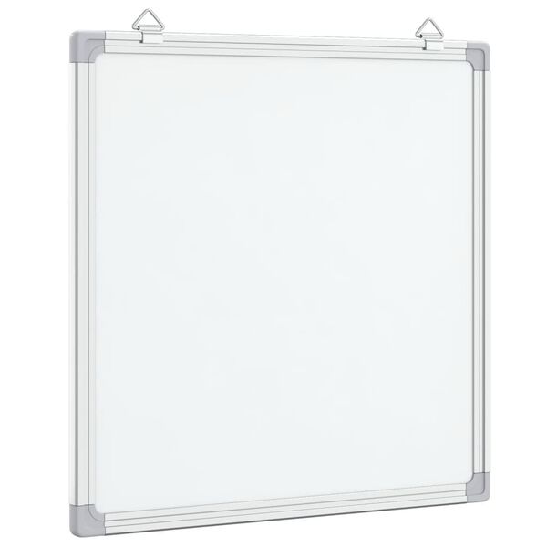 vidaXL Magnetic Whiteboard 60x60x1.7 cm Aluminium