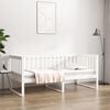 vidaXL Day Bed without Mattress White 90x200 cm Solid Wood Pine