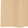 vidaXL Voile Curtains with Grommets 2 pcs Sand