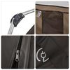 vidaXL Fishing Tent 4-Person Brown Quick Release