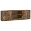 vidaXL TV Cabinet Smoked Oak 150 x 31 x 47 cm Engineered Wood