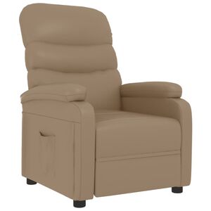 vidaXL Recliner Chair Cappuccino Faux Leather