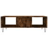 vidaXL Coffee Table Smoked Oak 104x60x35 cm Engineered Wood