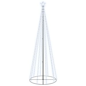 vidaXL Christmas Cone Tree Cold White 310 LEDs 100x300 cm