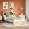 vidaXL Bookcase Bed without Mattress 135x190cm Double Solid Wood Pine