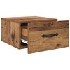 vidaXL Bedside Cabinet Old wood 35 x 35 x 20 cm Engineered wood