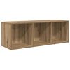 vidaXL TV Cabinet Set Wall-mounted 3 pcs Brown Engineered Wood