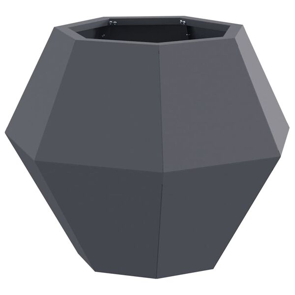 vidaXL Planter Anthracite 50 x 50 x 40 cm Steel