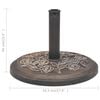 vidaXL Parasol Base Resin Round Bronze 9 kg