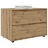 vidaXL Storage Cabinet Artisan Oak 80 x 48 x 57 cm Engineered Wood