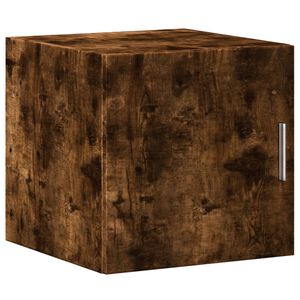 vidaXL Wall Cabinet Smoked Oak 40x42,5x40 cm Engineered Wood