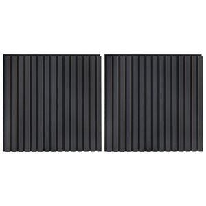 vidaXL Wall Panels 2 pcs 60.5 x 60 cm Anthracite