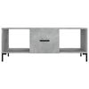 vidaXL Coffee Table Concrete Grey 102x50x40 cm Engineered Wood