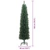 vidaXL Artificial Christmas Tree with 300 LEDs with Stand Green 180 cm