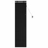 vidaXL Venetian Blind Black 40 x 160 cm 35 mm Solid Paulownia Wood