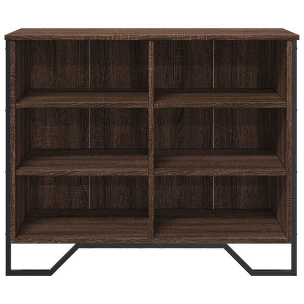 vidaXL Sideboard Brown Oak 91x35.5x74.5 cm Engineered Wood