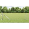 vidaXL Fence Post Silver 25 x 0.6 m (25 mm mesh) Steel
