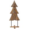 vidaXL Christmas Tree with Stand Brown 150 cm Solid teak wood