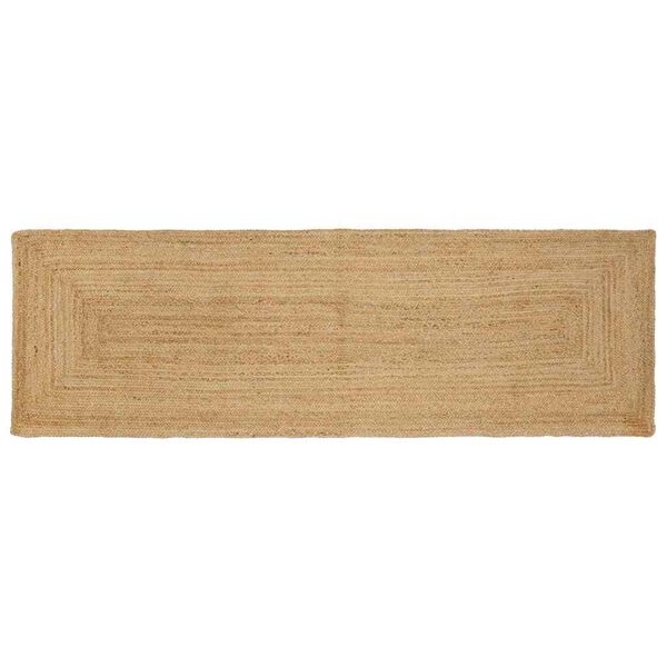 vidaXL Area Rug Beige 80 x 300 cm Jute