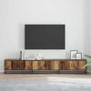vidaXL TV Units 2 pcs Old Wood 240 x 35 x 41 cm Engineered wood