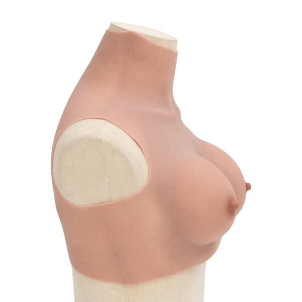 vidaXL Silicone Breastplate Natural B Cup