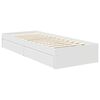 vidaXL Storage Bed with Headboard White 75 x 190 cm Engineered Wood