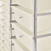 vidaXL XXL 15-Drawer Mobile Storage Trolley White Plastic