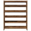vidaXL Shoe Rack Old Wood 80x25x100 cm Engineered Wood