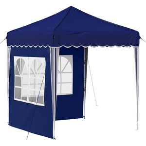 vidaXL Pop-up Party Tent 195 x 195 x 245 cm Blue Oxford Fabric