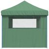 vidaXL Foldable Party Tent Pop-Up with 3 Sidewalls Green