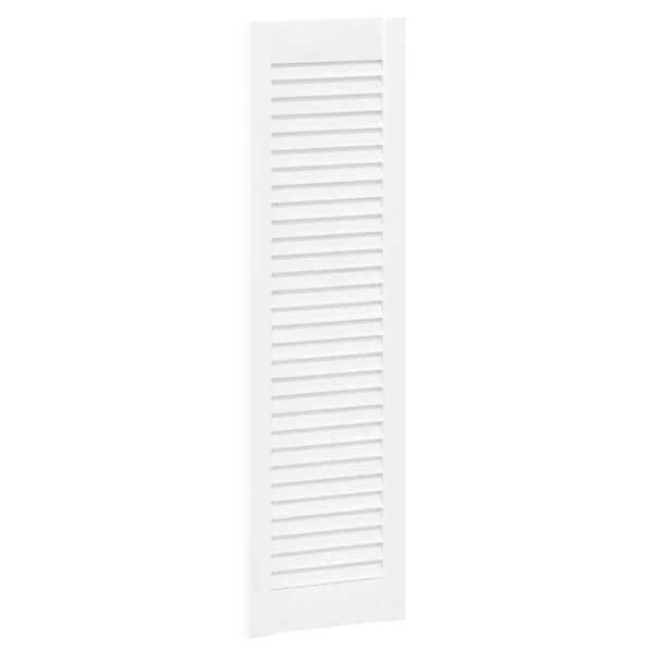 vidaXL Cabinet Door Louvred Design White 99x29.5 cm