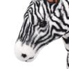 vidaXL Standing Plush Toy Zebra Black and White XXL