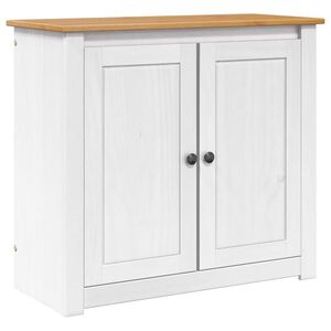 vidaXL Aquarium Stand PANAMA White and Brown 81 x 36 x 73 cm 250 kg