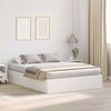 vidaXL Storage Bed Frame White 160 x 200 cm Engineered Wood