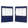 vidaXL Party Tent Sidewall 2 pcs 200 x 195 cm Blue PE and Steel